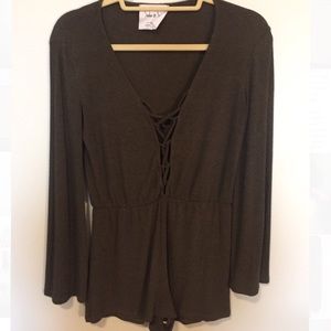 Cute Olive Green Romper💚